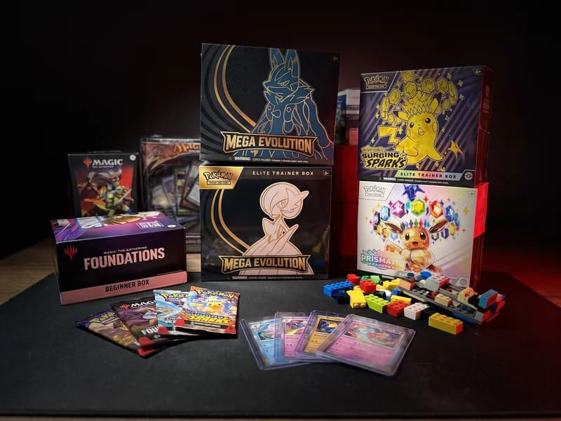 Trading cards and Lego